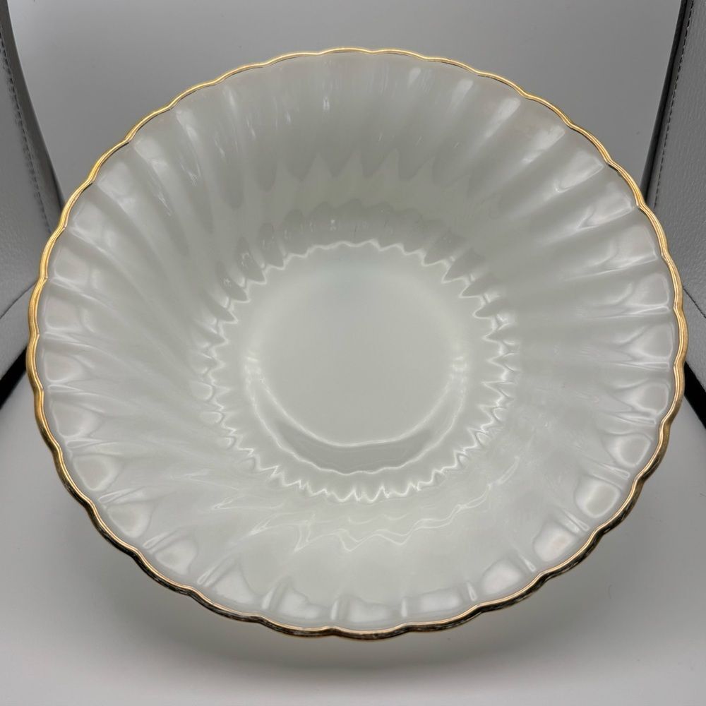 Fire King Gold Rimmed Serving Bowl